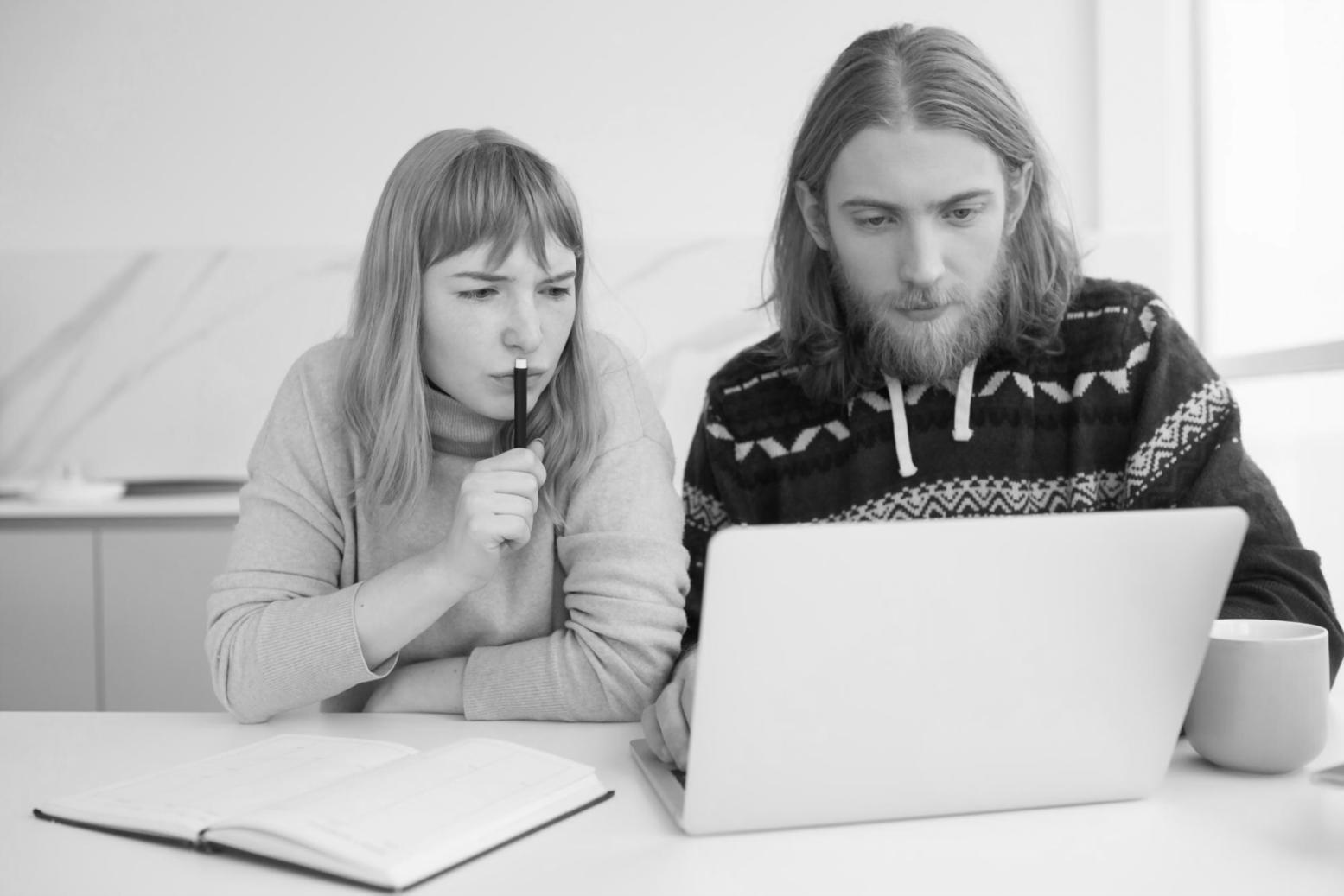 Session de travail collaboratif entre étudiants en formation financière